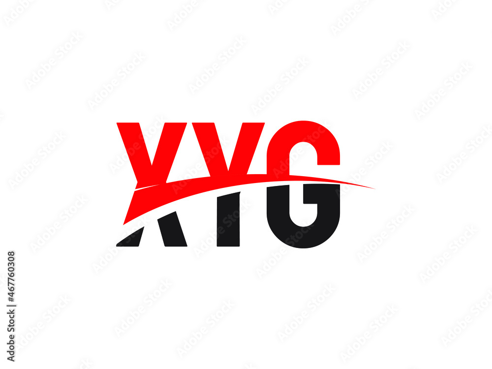 Obraz premium XYG Letter Initial Logo Design Vector Illustration