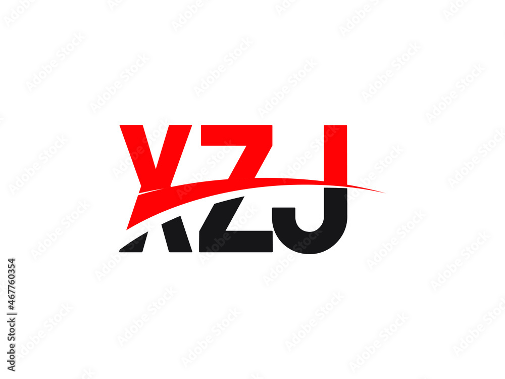 Obraz premium XZJ Letter Initial Logo Design Vector Illustration