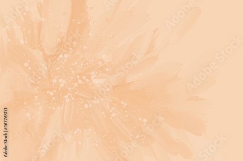 abstract warm background with paint splashes and layers, sunny abstract background with rays and color drops, beige nude wallpaper, interior decoration, abstract painting 