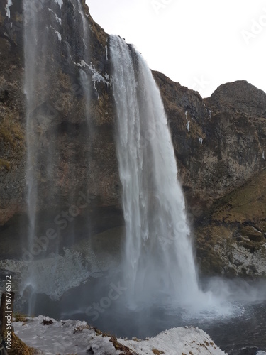 An amazing waterfall in Iceland