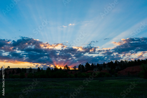 Sunrise, Devils Tower National Monument, Wyoming © TSchofield