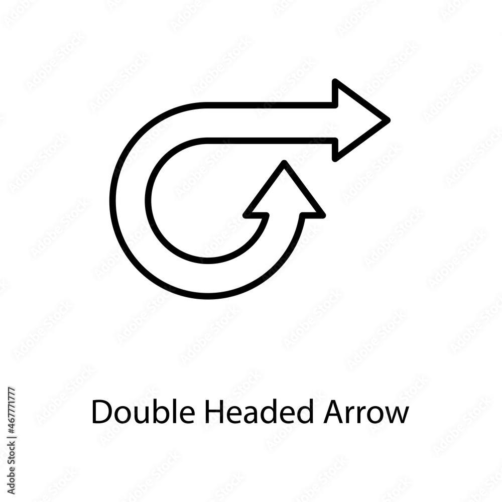 Double Headed Arrow Trendy solid icon isolated on white and blank background for your design Double Headed Arrow Trendy solid icon isolated on white and blank background for your design