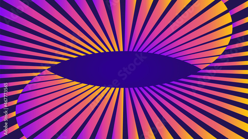 Abstract Mobius strip background vector illustration