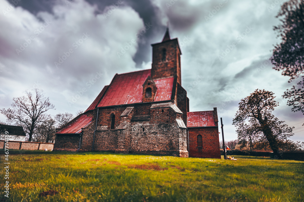 Fototapeta premium Old Catholic Church in Poland.