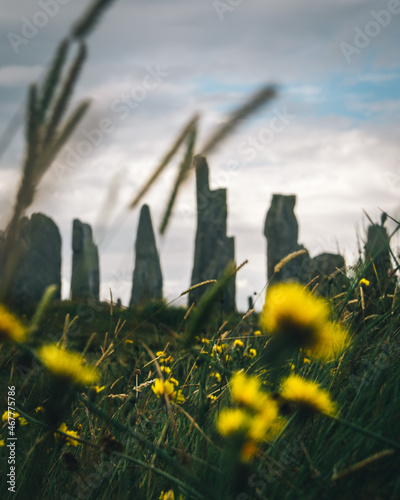 Callanish Standing Stones, Isle of Lewis, outer hebridies, scotland photo