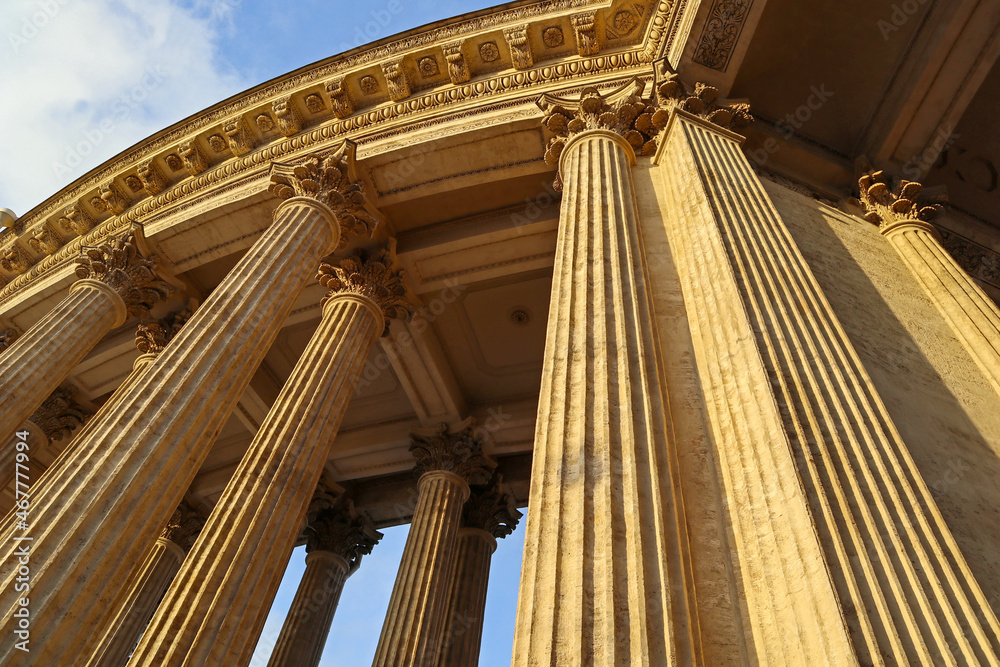 Kazan Cathedral in St. Petersburg, Russia. Beautiful tourist landmark and famous sightseeing of Russian christianity architecture. Kazan Cathedral in St. Petersburg, Russia. Beautiful tourist landmark and famous sightseeing of Russian christianity architecture.