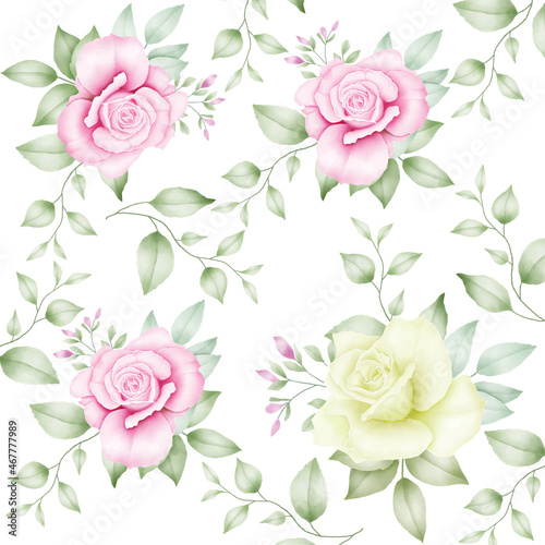 seamless pattern watercolor