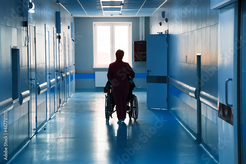 Empty hospital hallway © SGr