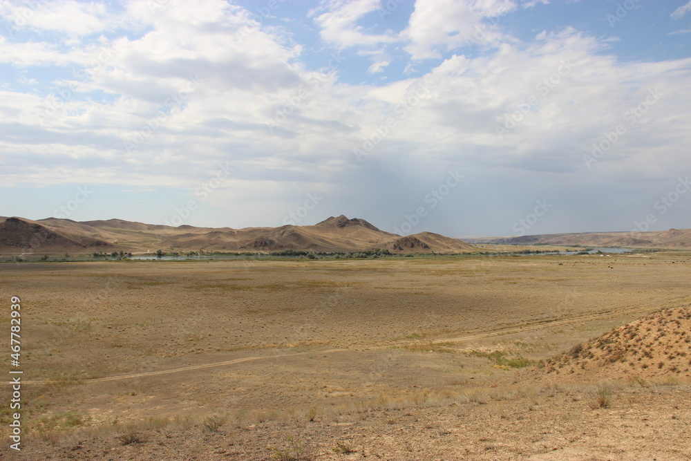 landscape in the desert landscape in the desert