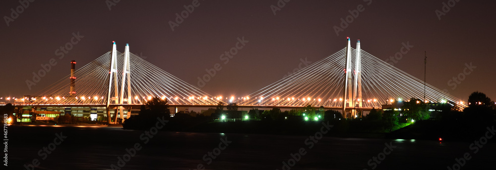 Obraz premium bridge at night