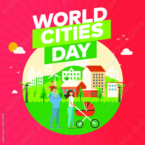 Dünya şehircilik günü ve çevre günü kutlu olsun.
Translation: World Cities Day. October 31. World Environment Day.