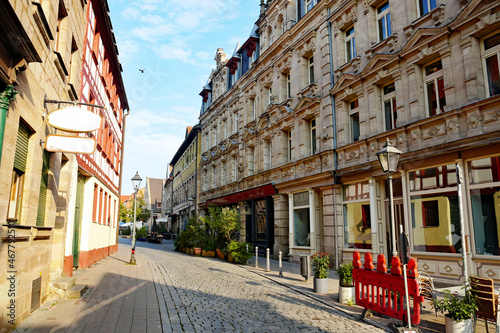 Fürth Gustavstraße in der historischen Altstadt