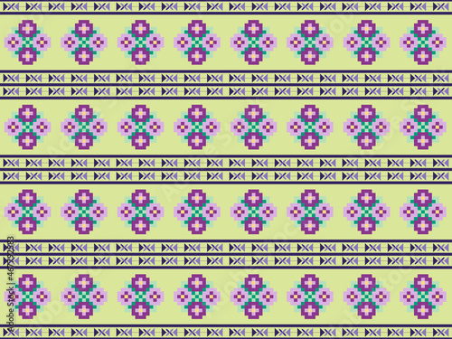 Abstract ethnic geometric pattern,print,border,tradition,ethnic oriental floral seamless pattern,illustration,Gemetric ethnic oriental ikat pattern traditional