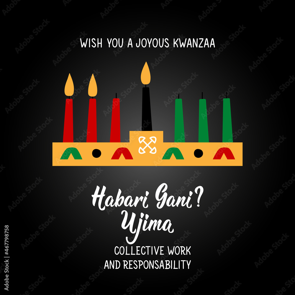 Questions in Swahili How are you. Traditional greetings during Kwanzaa