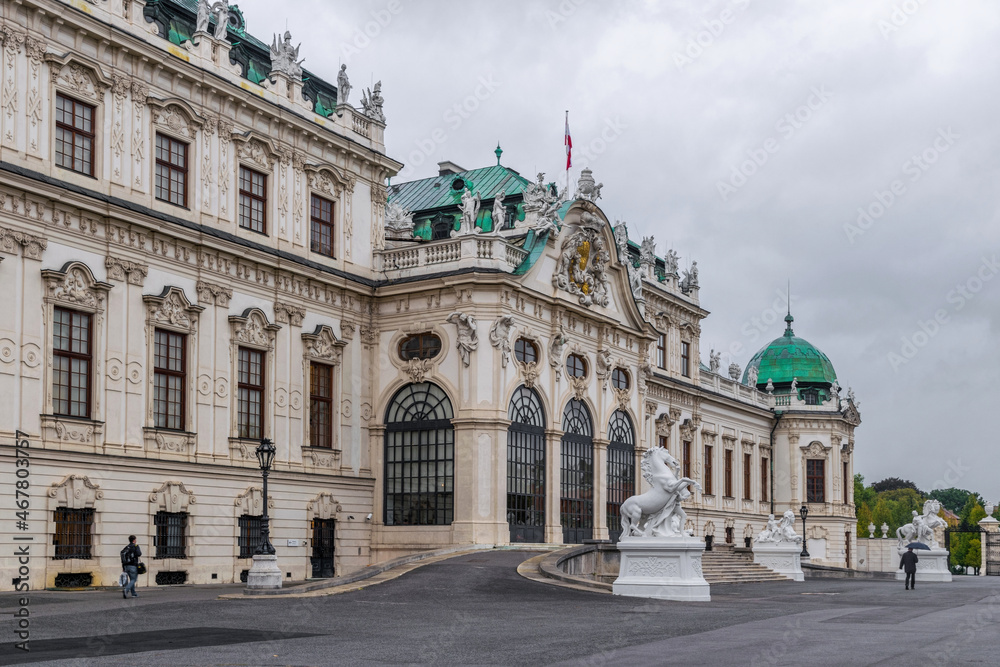 Obraz premium Belvedere Palace in Vienna, Austria 