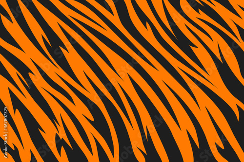 Obraz na plátně Pattern tiger stripes