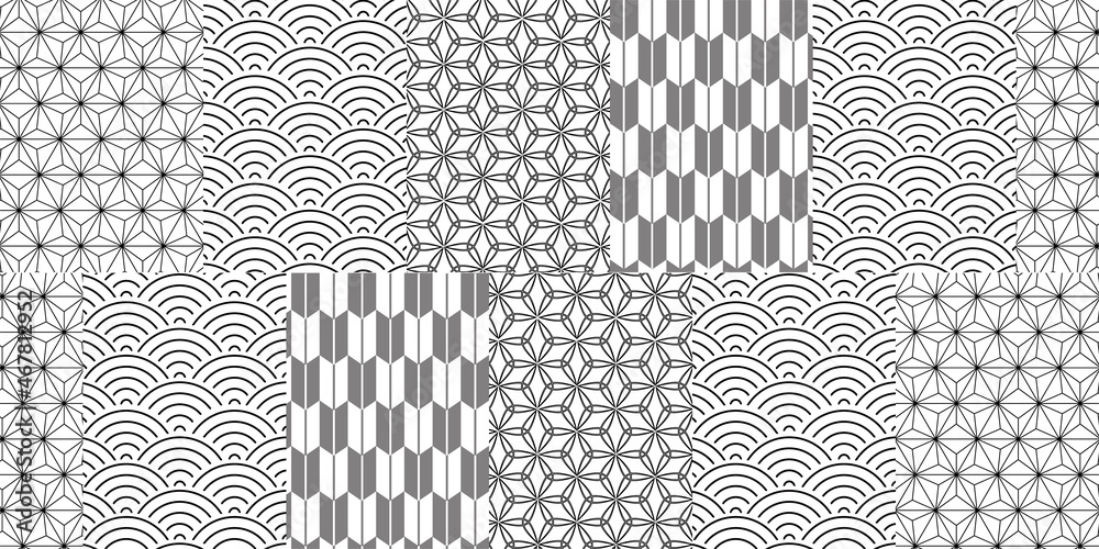 和柄 シルエット テクスチャ 背景 Stock Vector Adobe Stock 和柄 シルエット テクスチャ 背景 Stock Vector Adobe Stock
