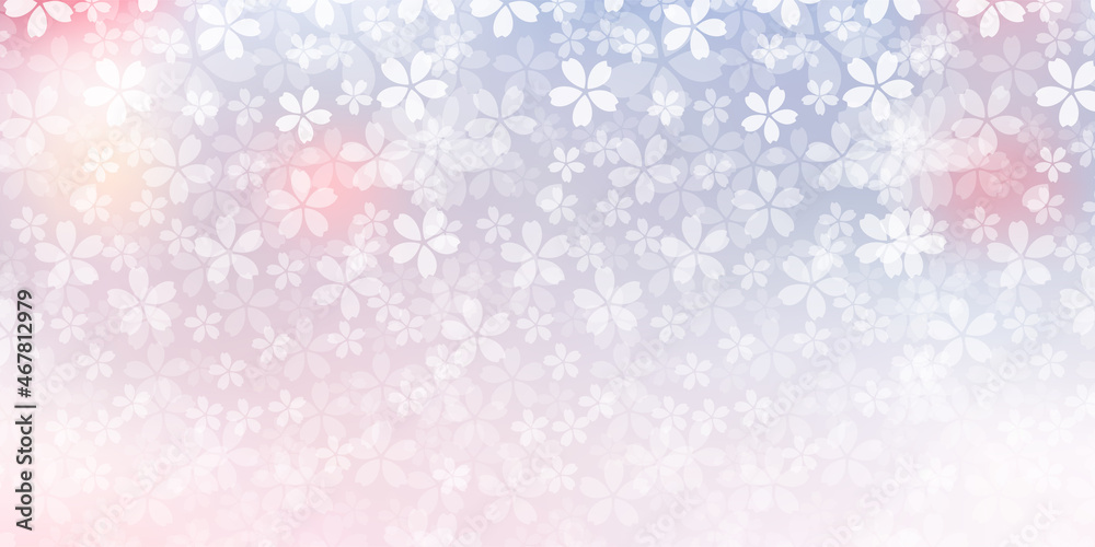 桜　和紙　和柄　背景