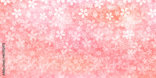 桜　和紙　和柄　背景