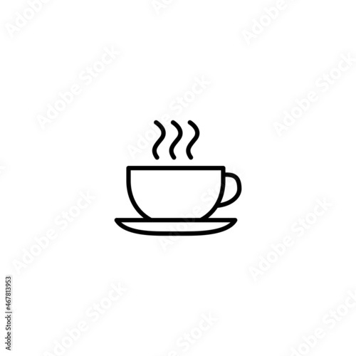 Coffee cup icon  Coffee cup sign vector
