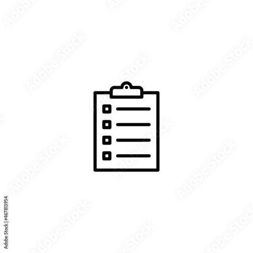 Clipboard icon, Clipboard sign vector