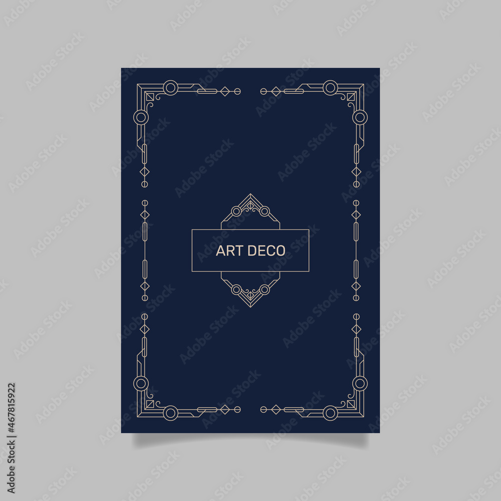 Art deco design cover template. - Vector. Art deco design cover template. - Vector.