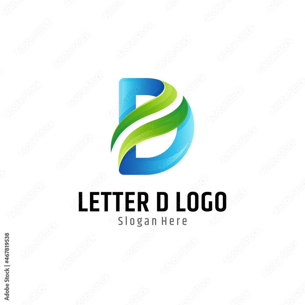 Simple initial letter D logo suitable for initial name Simple initial letter D logo suitable for initial name