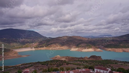 Timelapse at Zahara de la Sierra, Cadiz, Spain