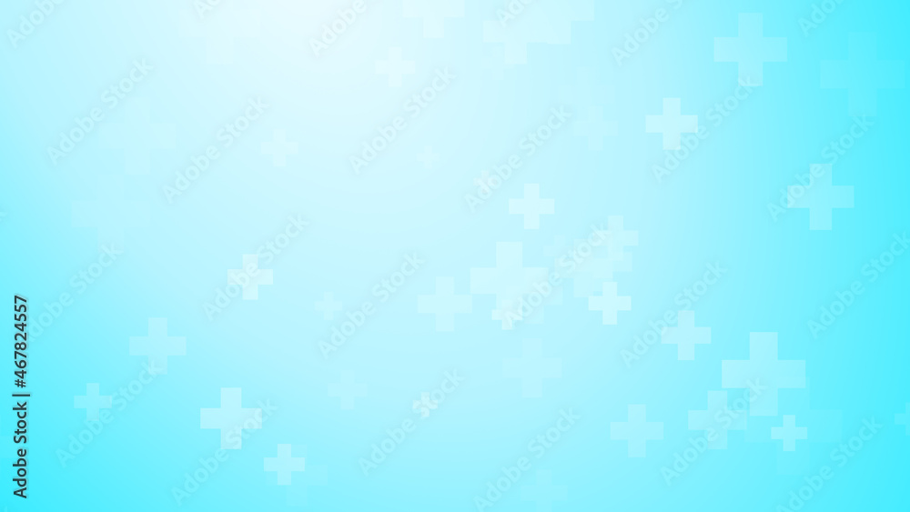 Medical health blue cross pattern background. Abstract healthcare technology and science concept. Medical health blue cross pattern background. Abstract healthcare technology and science concept.