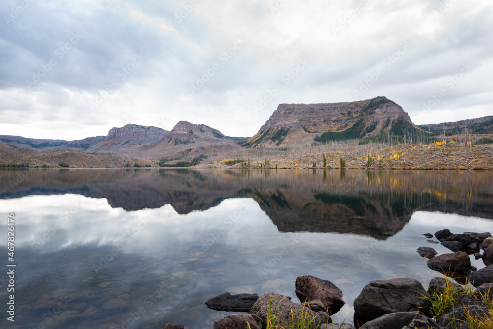 Reflection of trappers lake