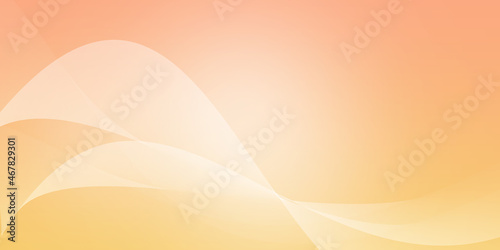 Smooth wave orange gradient background for graphics backgrounds and text areas.
