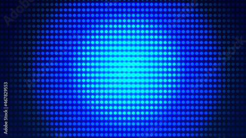 Abstract dot white blue pattern gradient texture technology background. © Papapig