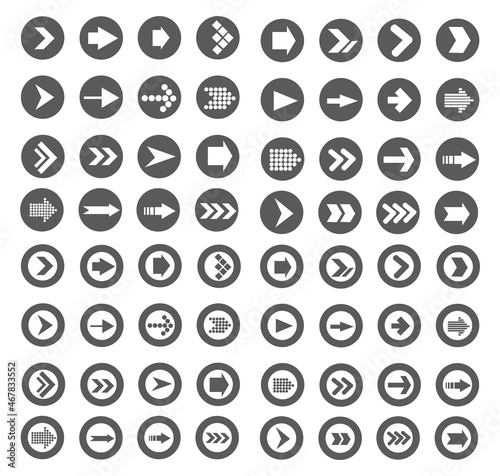 Directions Icons vector illustraton set