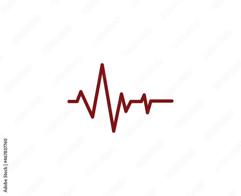 Heart flat icon. Thin line signs for design logo, visit card, etc. Single high-quality outline symbol for web design or mobile app. Medical outline pictogram.