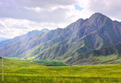 A mountain valley in the Altai