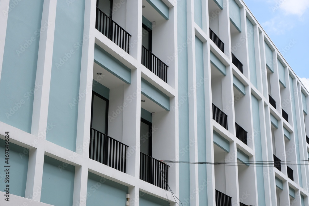 New apartment building, generic architecture New apartment building, generic architecture