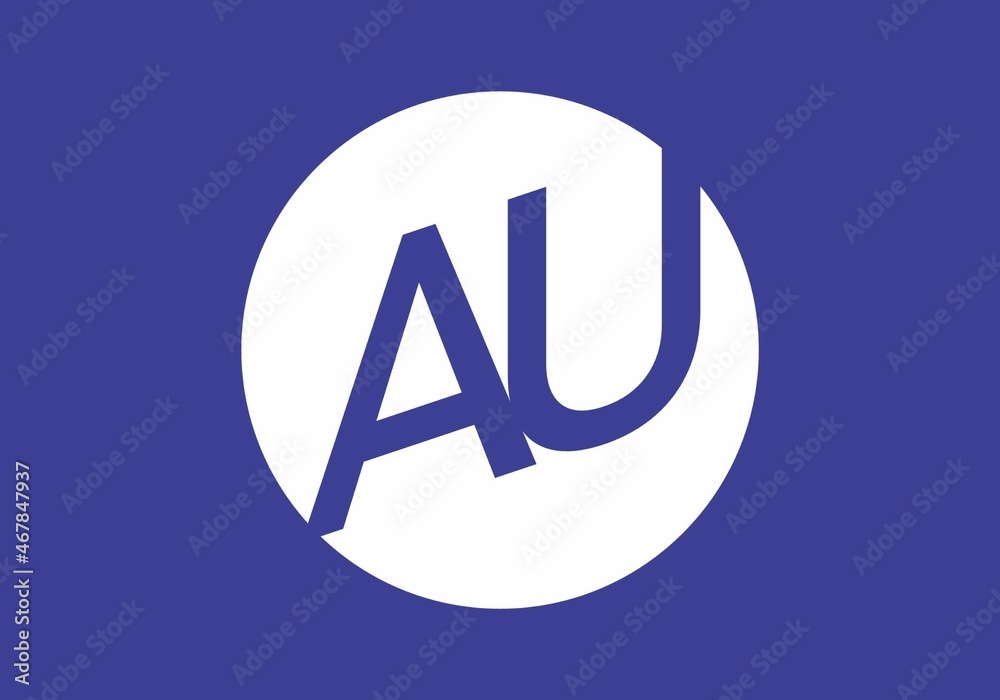 Graphic shape of AU initial letter Graphic shape of AU initial letter