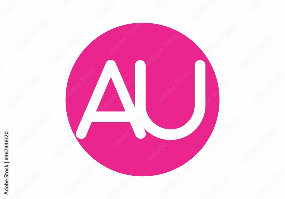 Graphic shape of AU initial letter Graphic shape of AU initial letter