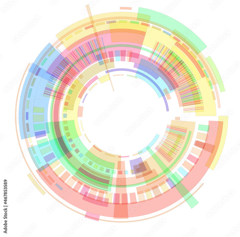 Obraz premium abstract background with circles
