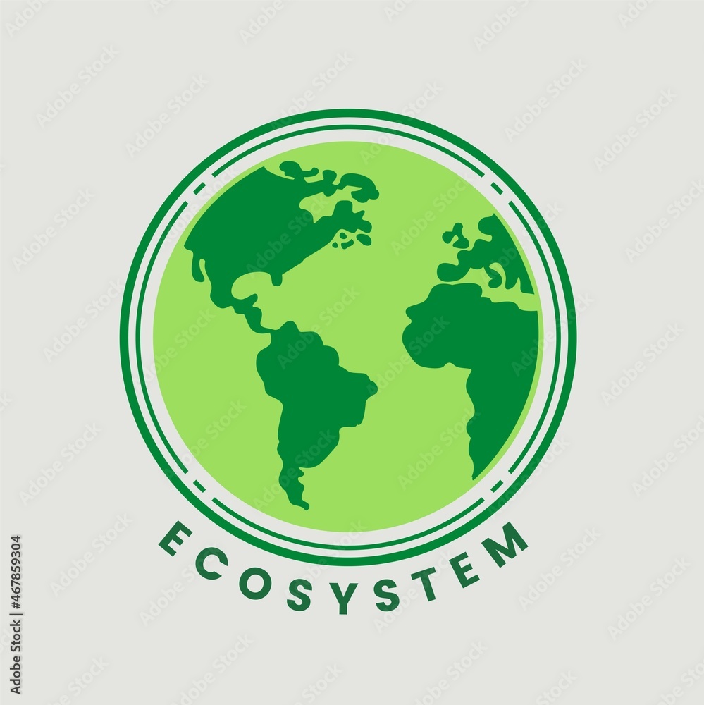 Biosphere division with labeled ecosystem explanation scheme outline Biosphere division with labeled ecosystem explanation scheme outline