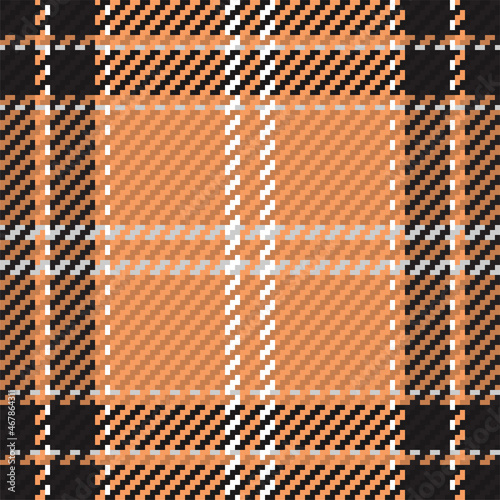 Seamless pattern of scottish tartan plaid. Repeatable background with check fabric texture. Vector backdrop striped textile print.