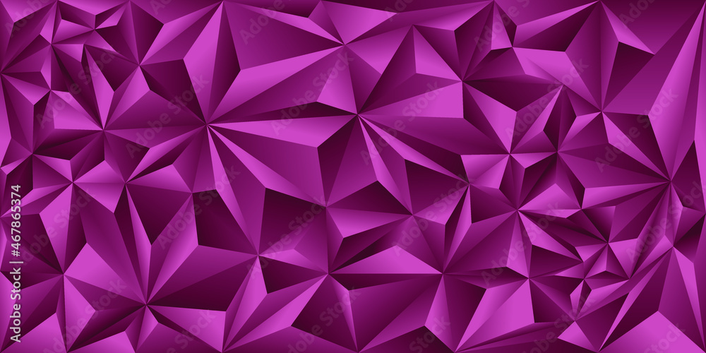 Fototapeta premium Triangles. Geometric abstract polygonal background. Vector illustration.