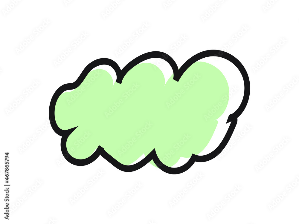 Bubble speech, hand drawn for insert text as cartoon.Vector Bubble speech, hand drawn for insert text as cartoon.Vector