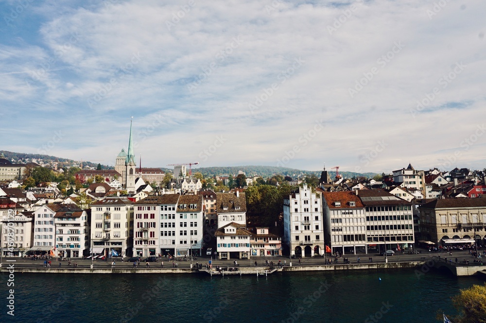 view of the old town in Luzern 