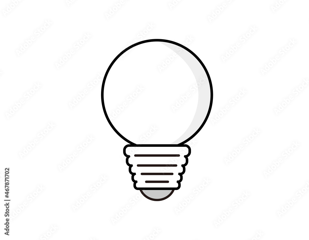 電球 蛍光灯 ベクターイラスト 電球 蛍光灯 ベクターイラスト