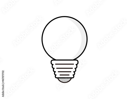 電球　 蛍光灯　ベクターイラスト