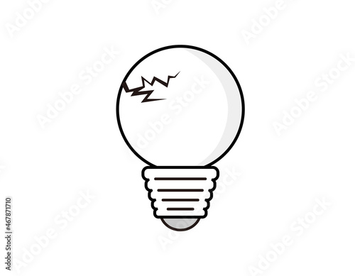 電球　 蛍光灯　ベクターイラスト