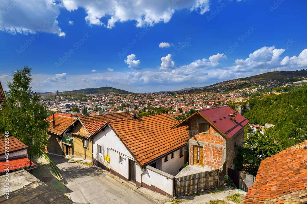 Cityscape of Sarajevo - Bosnia and Herzegovina
