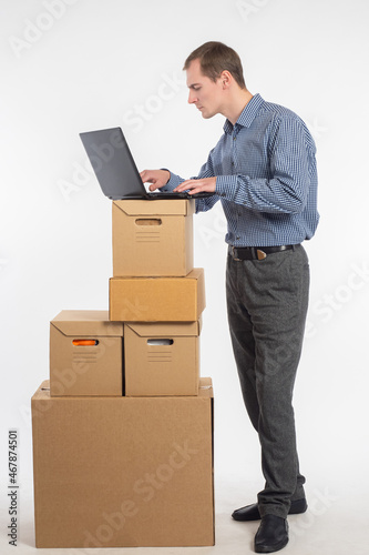 Business owner with laptop....