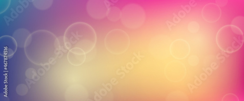 Abstract background with blur bokeh light effect